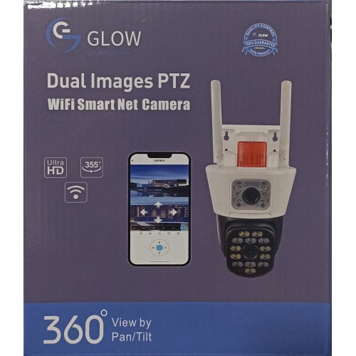 GLOW GL-202 DUAL ÇİFT KAMERA  4 MP  3,6+3,6MM HAREKETLİ Wİ-Fİ KAMERA  KENDİ MARKAMIZ